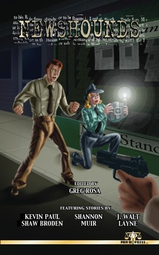 Cover Art for the Anthology Newshounds.